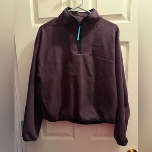 Lululemon Tumbled Fleece Half Zip Jacket - Sequoia